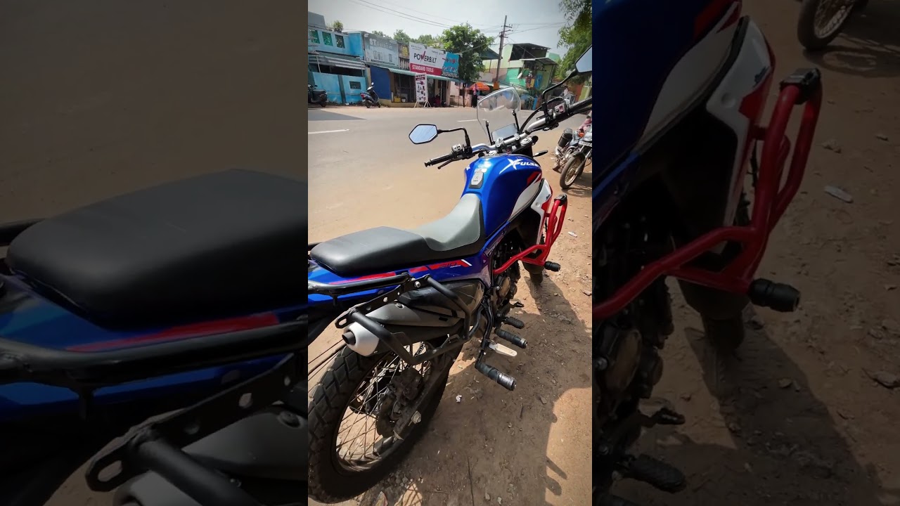 Xpulse 210 moto torque crash guard and saddlestay installed @gears_karaikudi 