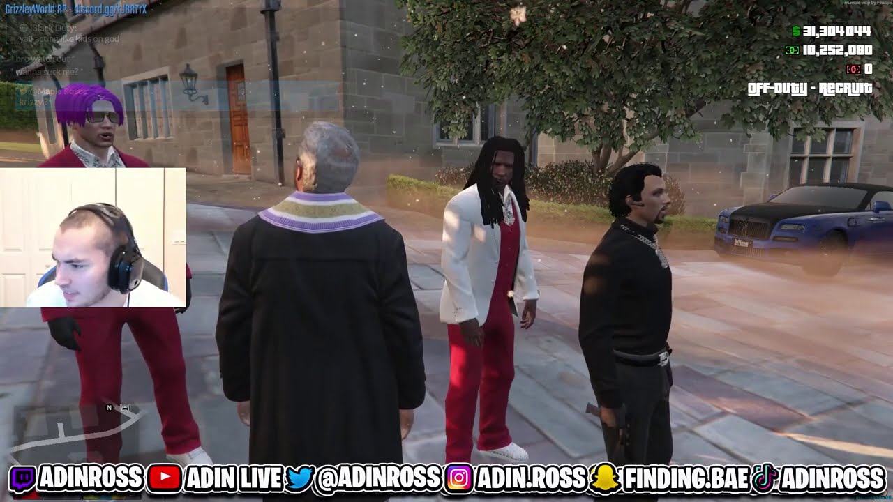 Ricegum и Adin проводят свадьбу Ти Гризли в GTA RP (Свадьба пошла не так?)