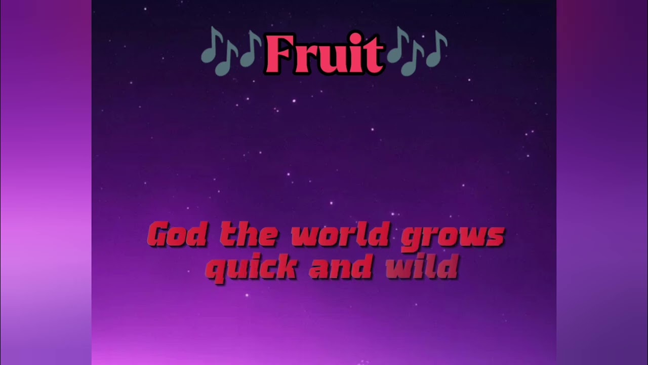 🎶Fruit🎶 | Christian song 2026 (NEW)
