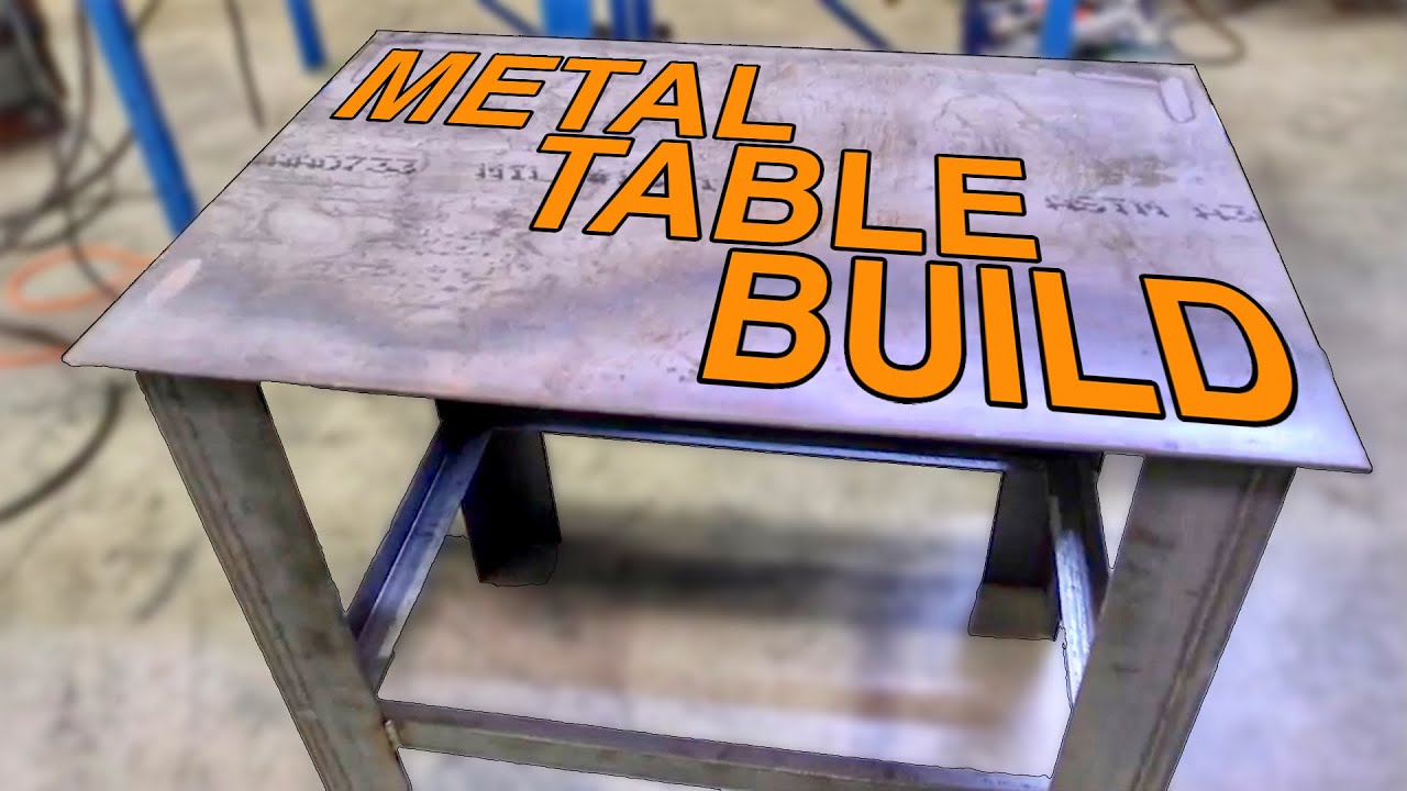 How to Build a METAL TABLE for Welding an Fabrication | DIY