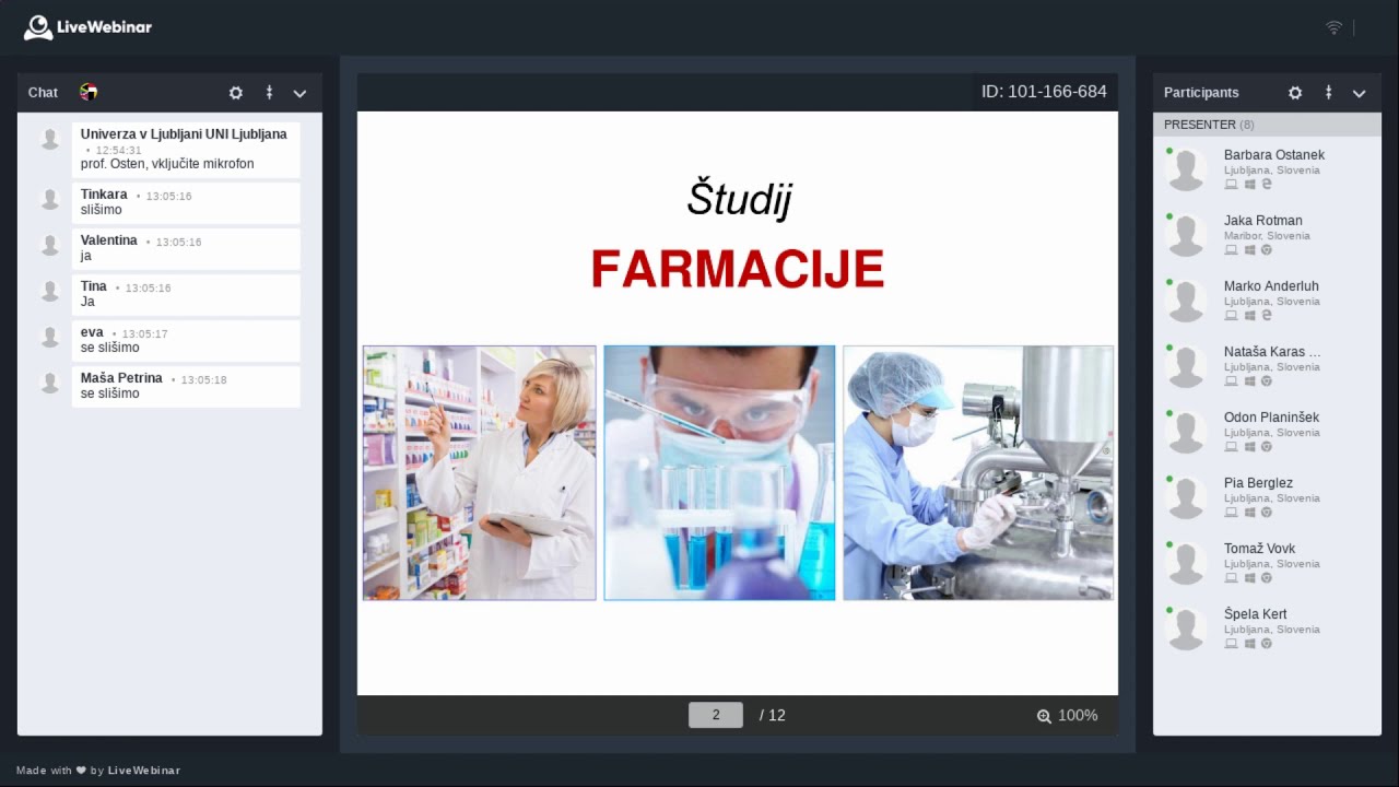 Univerza v Ljubljani, Fakulteta za farmacijo - Predstavitev študija