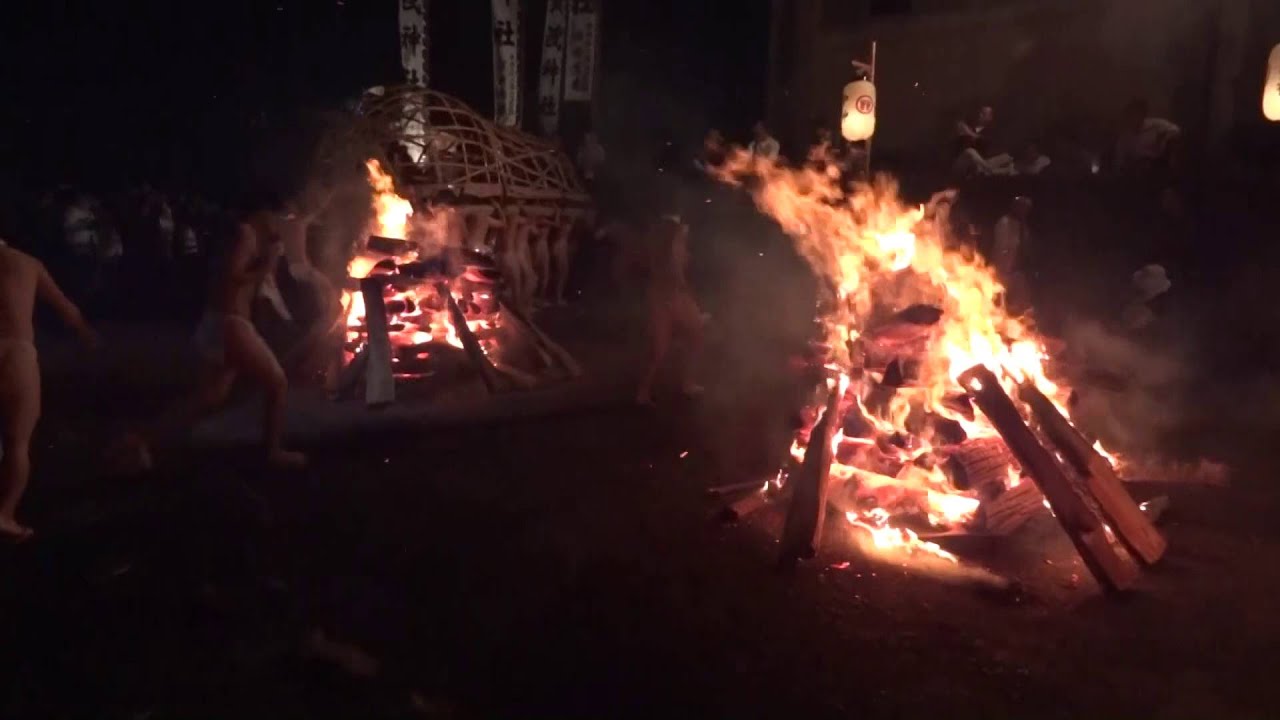 平成27年　西予市明浜町　賀茂神社　宵宮　潮垢離