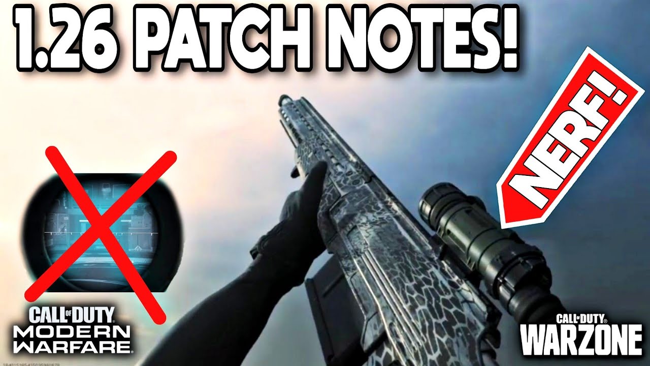 *NEW* Modern Warfare 1.26 PATCH NOTES | THERMAL SCOPE NERF, SELF REVIVE FIX, & NEW FiNN LMG (COD MW)