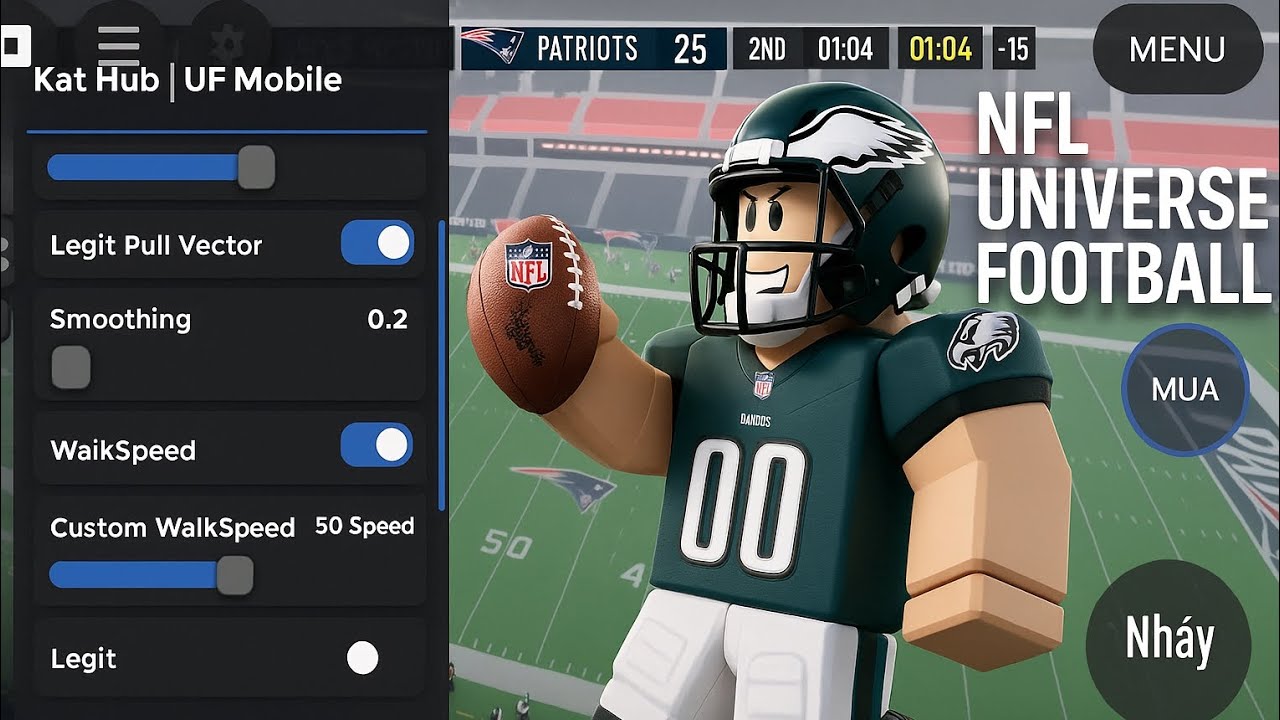 Script NFL Universe Football | LEGIT PULL VECTOR| MOBILE 🤤🤤