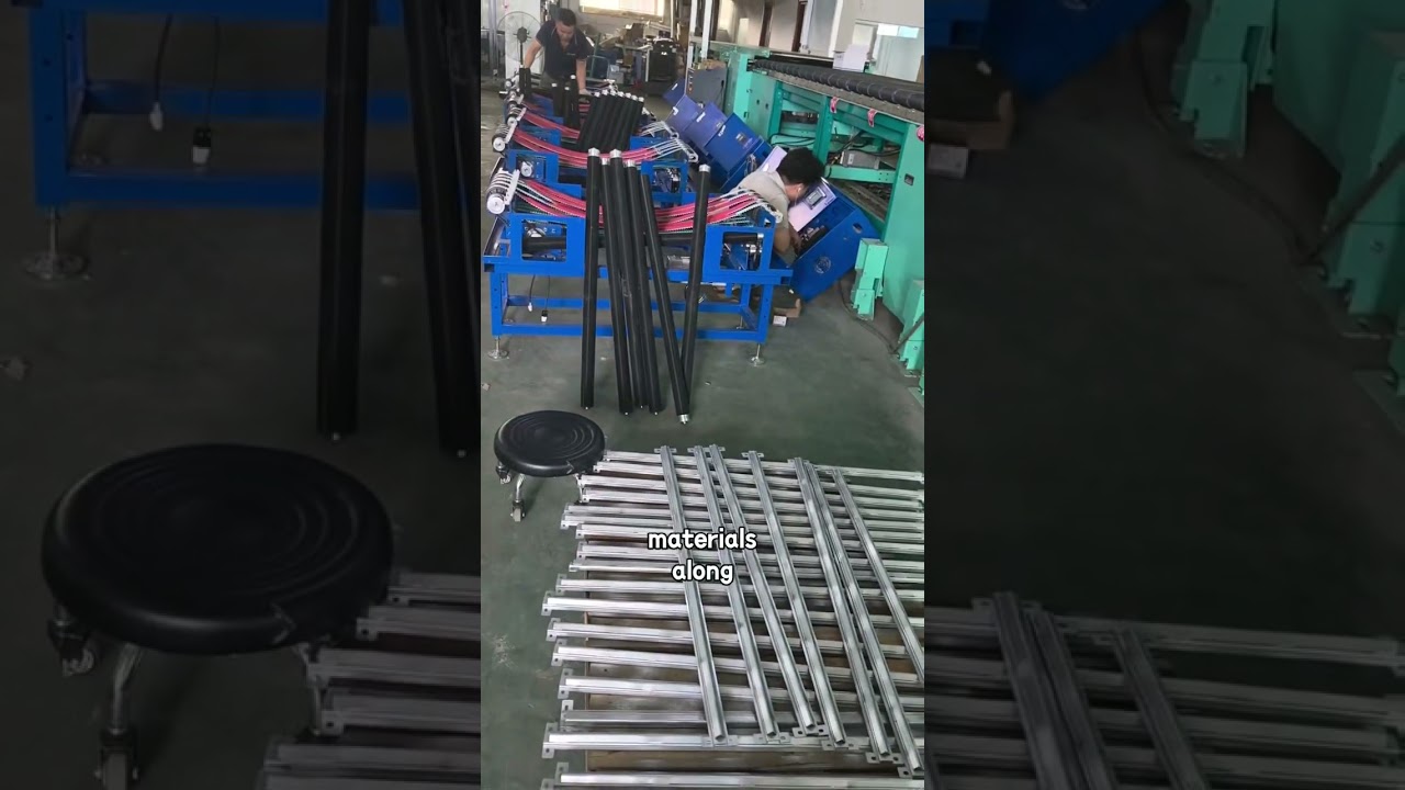 Roller conveyor #conveyor #conveyormachine #conveyorsystems #rollerconveyor #sortingmachine