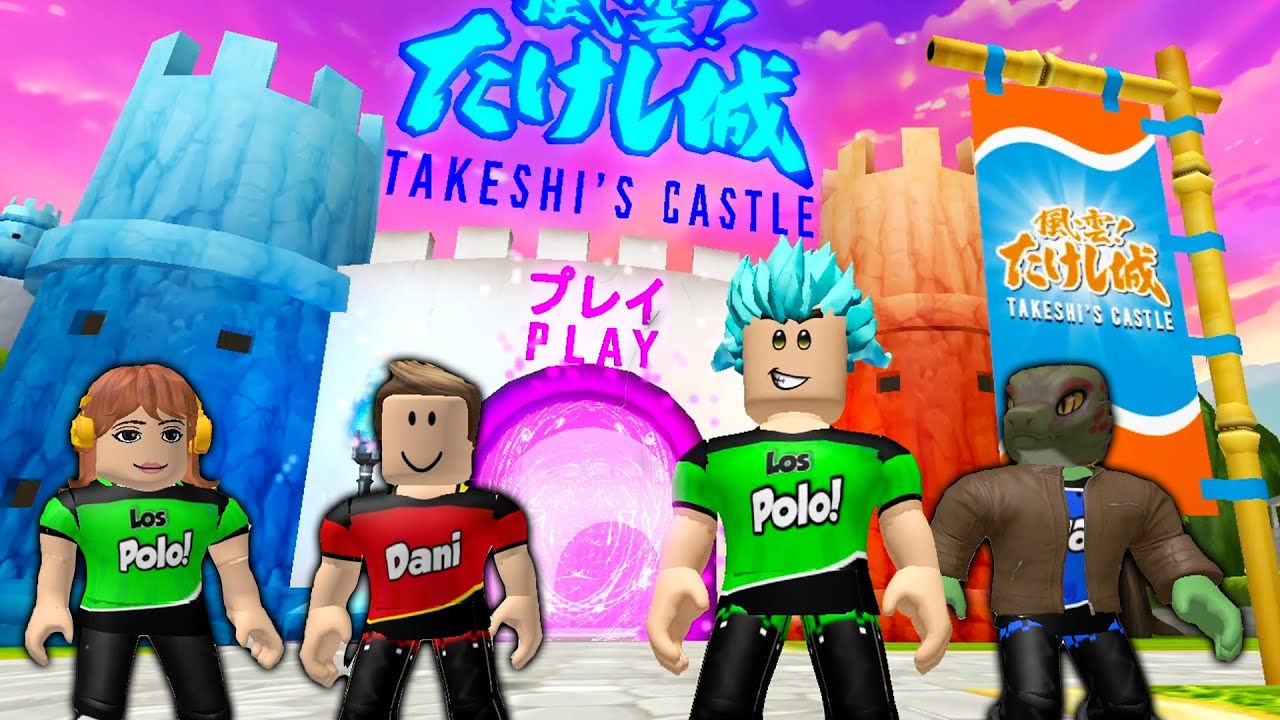 Jugamos en  En el CASTILLO de TAKESHI en Roblox
