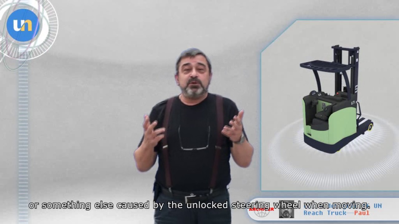 UN Foklift - reach truck