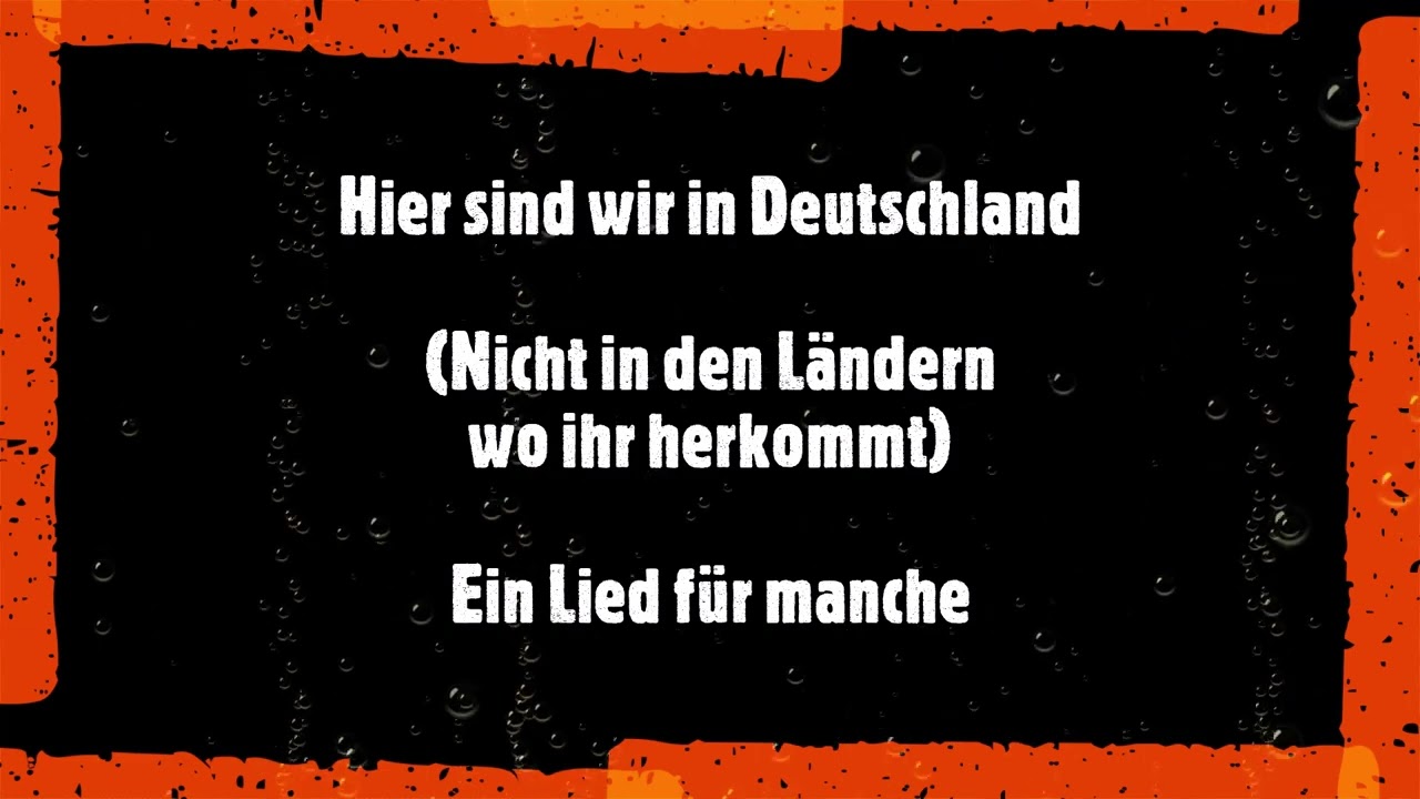 Hier sind wir in Deutschland (Nicht in den Ländern, wo ihr herkommt) - Christoph Holzhöfer