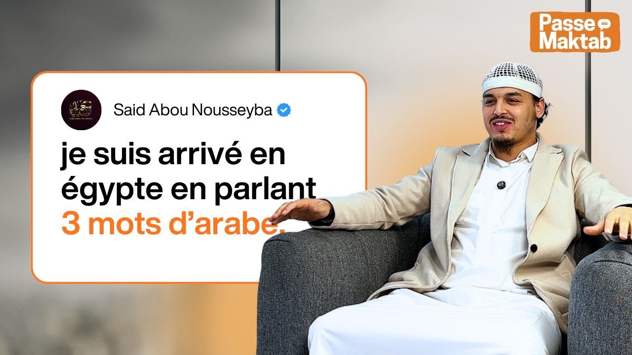 De zéro en arabe à la prédication : le parcours inspirant de Said Abou Nousseyba