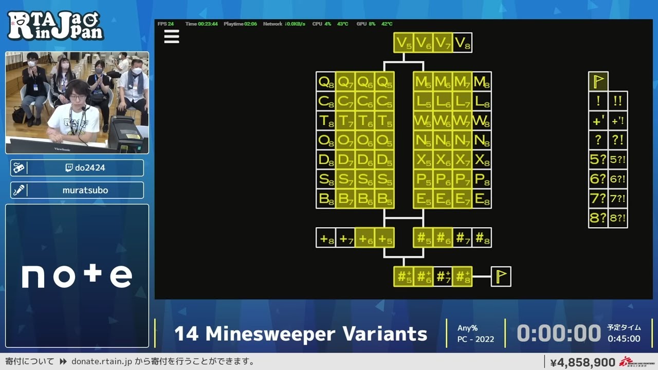 14 Minesweeper Variants - RTA in Japan Summer 2025