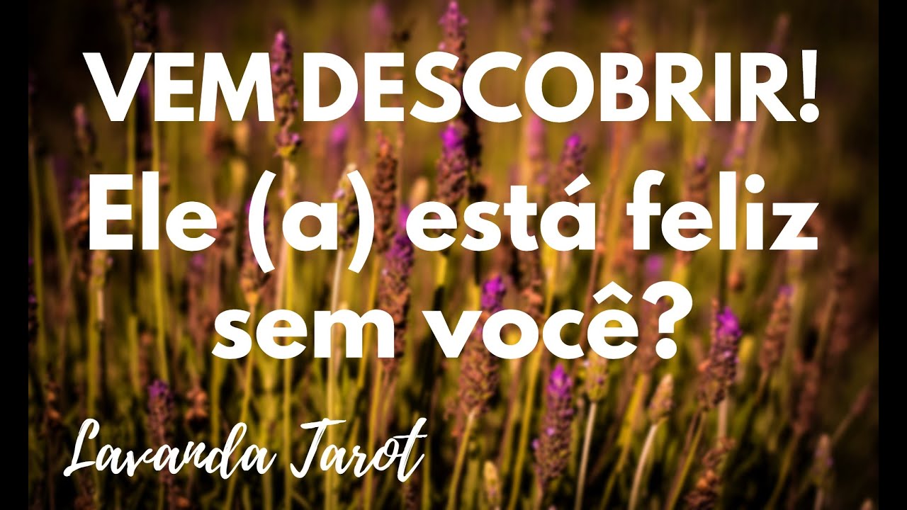 #tarot 💜 💌 🪻VEM DESCOBRIR! Ele (a) está feliz sem você?💜💌🪻