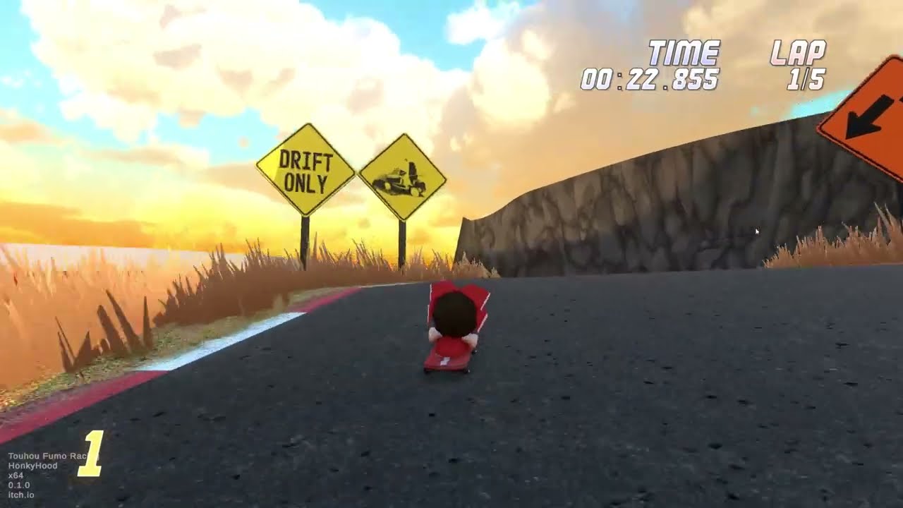 Touhou Fumo Racing 0.1.0 Easter Egg
