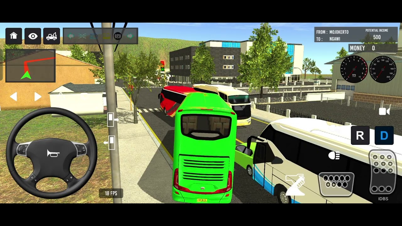 🤪BUS simulator indonesia ll new euro coach bus simulator indonesia ll new euro trock bus #simulatio