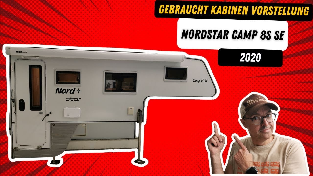 Nordstar Camp 8 S SE Wohnkabine - Winter Pickup Camper mit Diesel Heizung