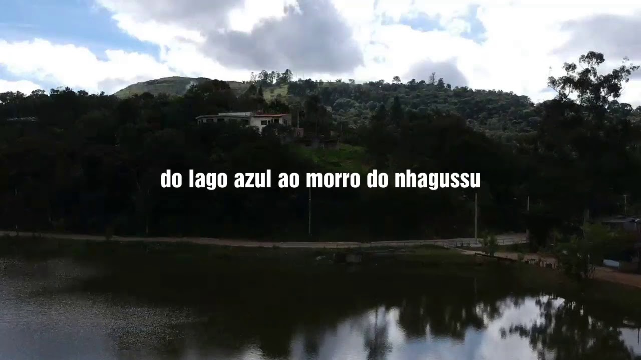 Drone do balneário água azul ao morro do nhangussu