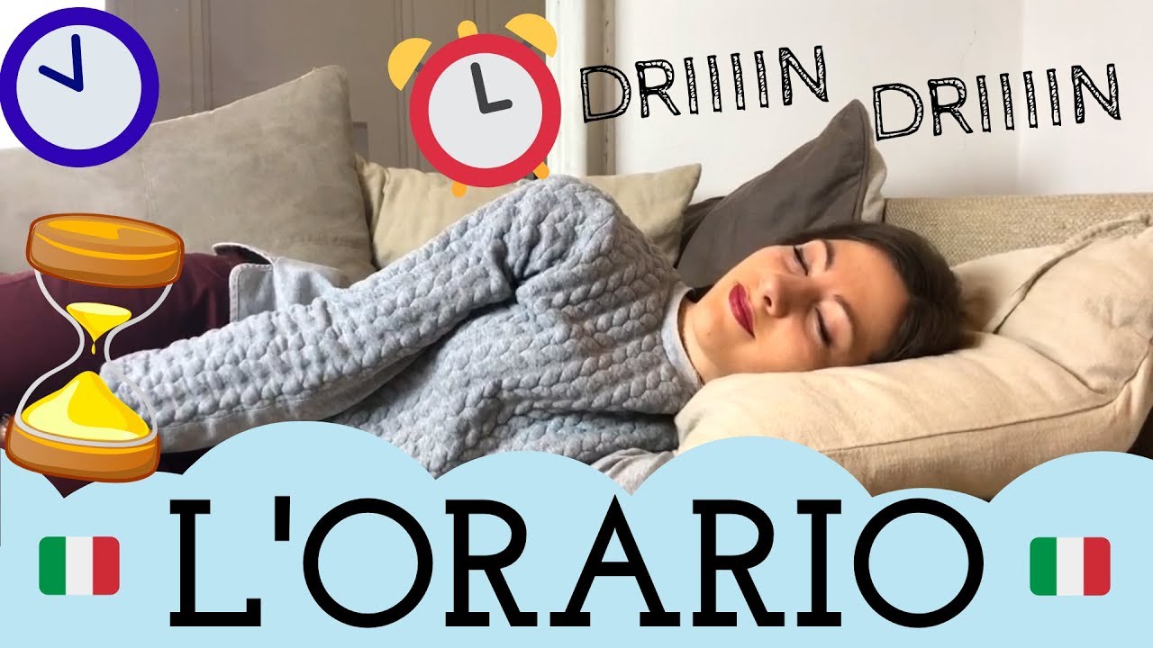 Come dire l'ORARIO in italiano (che ora è? che ore sono?) - How to Tell TIME in ITALIAN! ⏰ ⌚️ 🕰