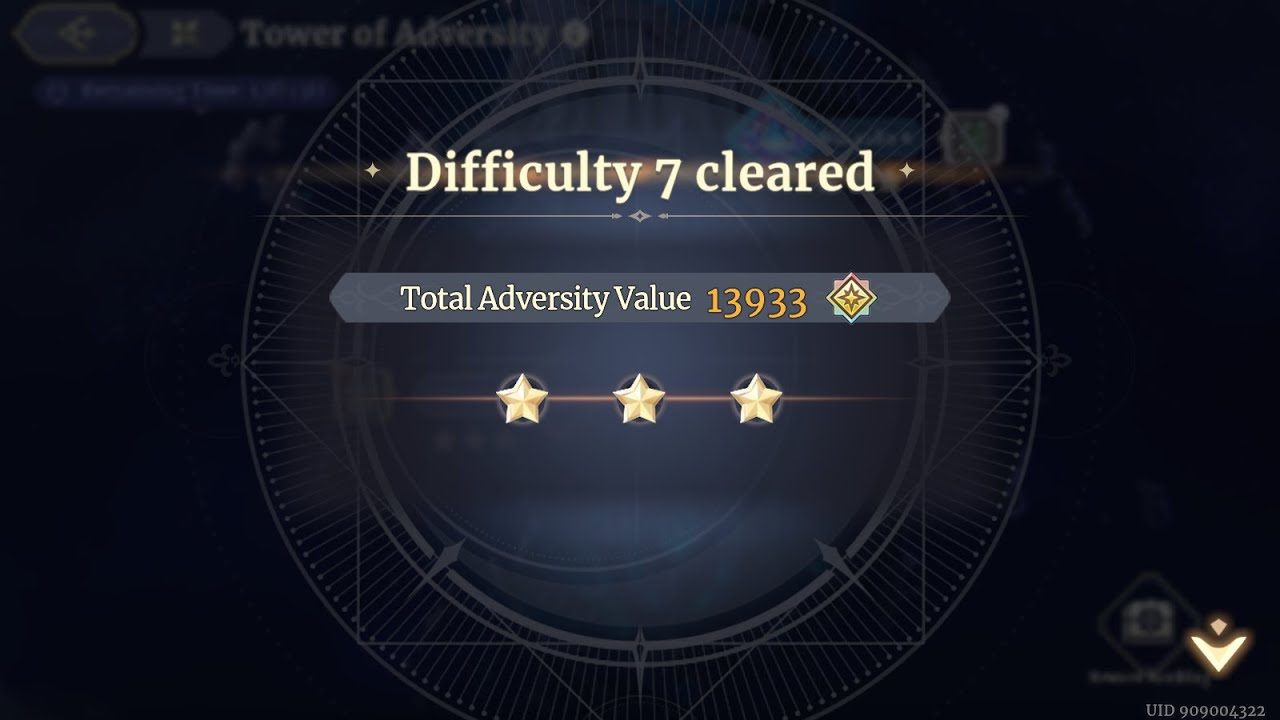 Tower of Adversity Difficulty 7 Low Rarity [Sword of Convallaria]