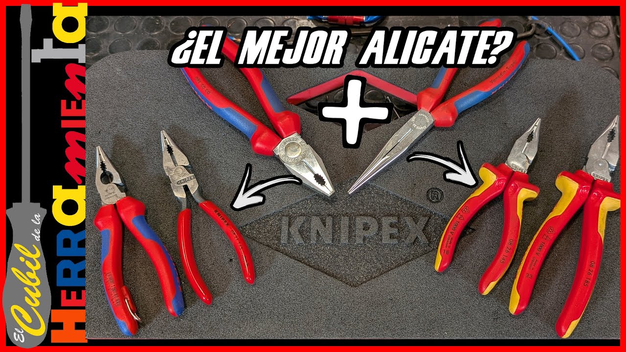 08 DE KNIPEX UN ALICATE UNICO Y ESPECIAL ¿ SERA EL MEJOR?