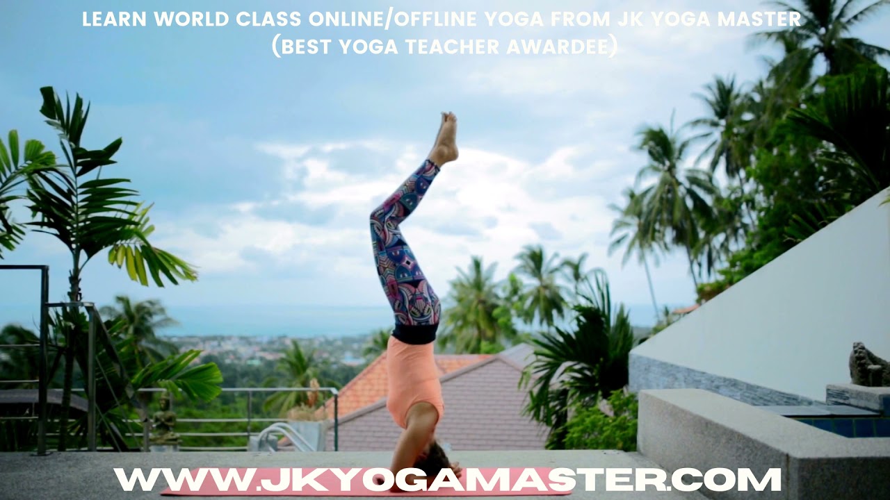 LEARN WORLD CLASS ONLINE/OFFLINE YOGA FROM JK YOGA MASTER (BEST YOGA TEACHER AWARDEE)