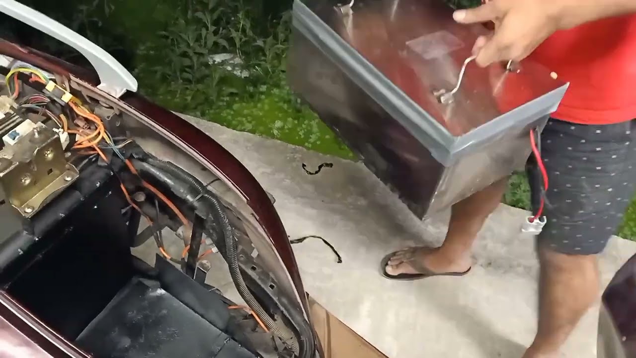 60 volt 45 ampere lithium phosphate battery fitting on EV