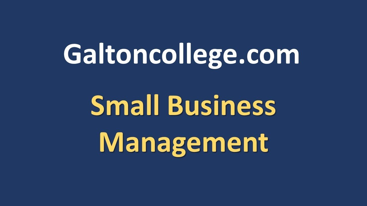 Small Business Management