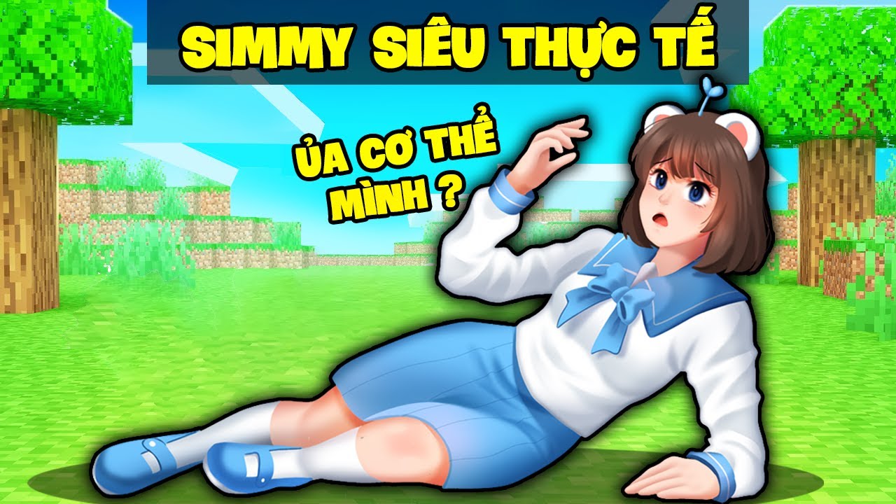 Mèo Simmy Hoá Thành NHÂN VẬT ANIME SIÊU THỰC TẾ trong minecraft