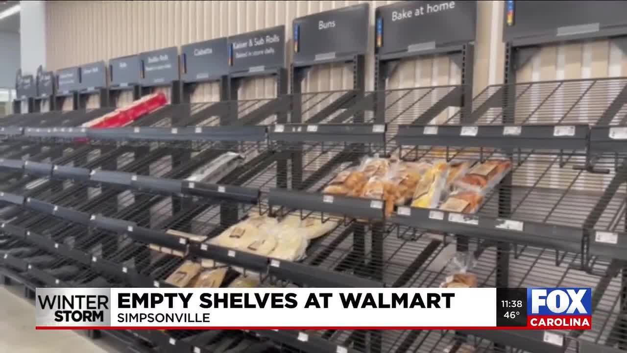 Grocery stores struggle with winter weather demand