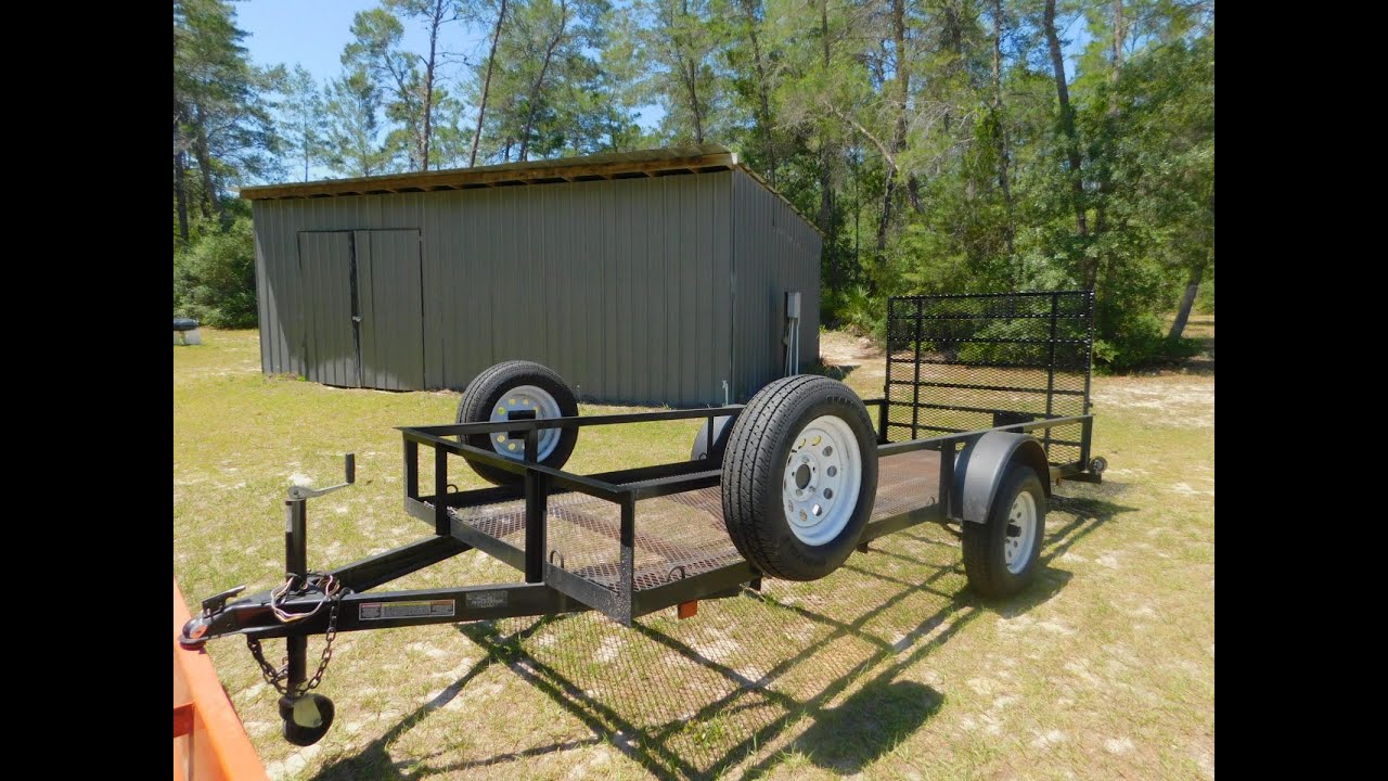 Welding Expanded Metal To Our Utility Trailer Tailgate