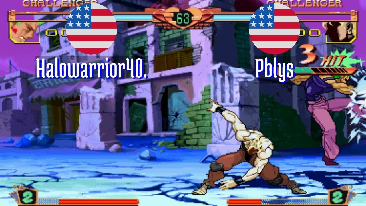 FT3 @jojobanr1: Halowarrior40. (US) vs Pblys (US) [JoJo HFTF jojoban Fightcade] Mar 9