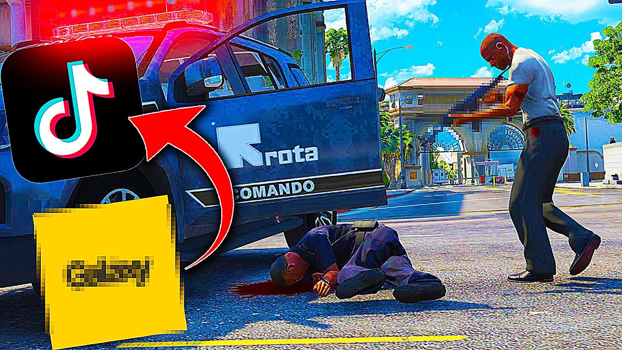 Entrei na CIDADE MAIS FAMOSA do TIKTOK e fiz Anti-rp no GTA RP!