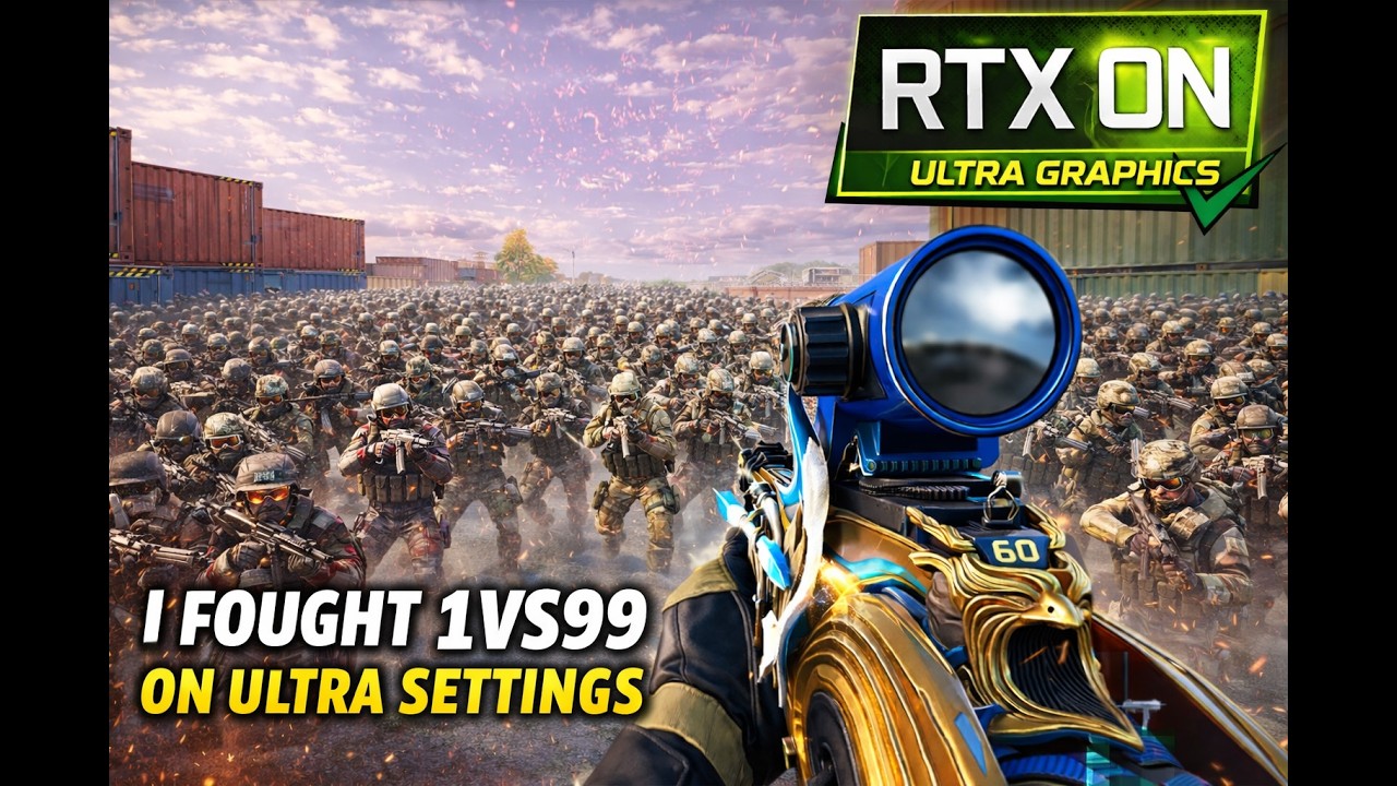 1vs99 in Blood Strike… My Teammates Were Useless 💀RTX ON ULTRA GRAPHICS