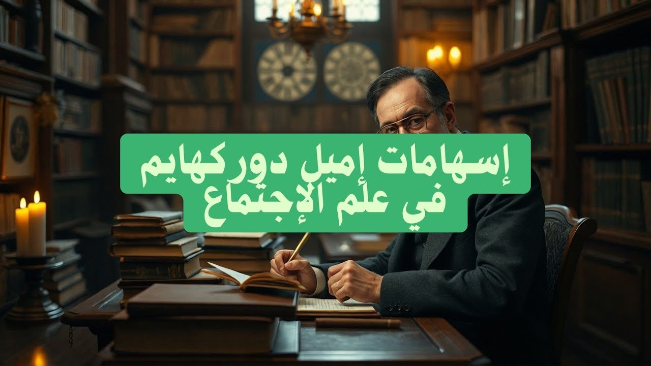 اسهامات إميل دوركهايم في علم الإجتماع : رحلة الى البدايات