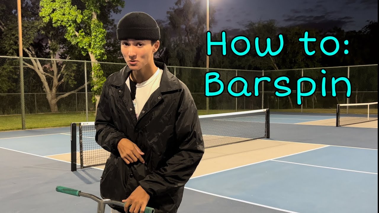 HOW TO BARSPIN ON A SCOOTER *the best way*