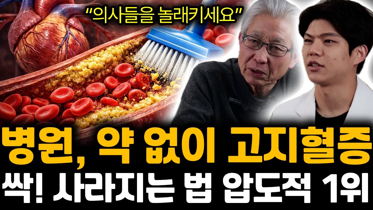 “의사들을 놀래키세요” 병원, 약 없이 고지혈증 싹! 사라지는 법 압도적 1위 | 염용운, 박수현 특집