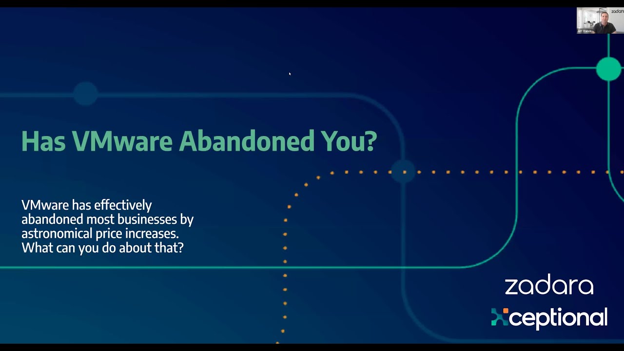 [webinar] VMware Abandoned You? with Zadara and Xceptional