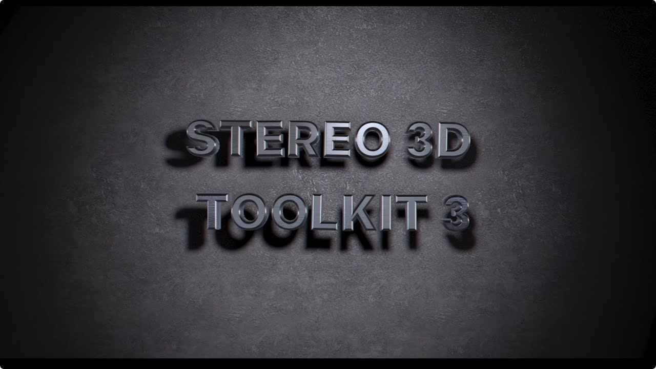 Stereo 3D Toolkit v3 for After Effects Basic Tutorial