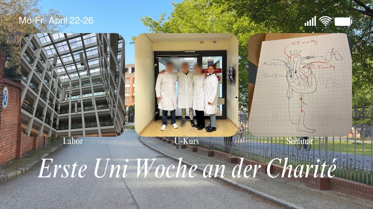 Erste Uni-Woche an der Charité ( UK, Seminar, Erste-Fahrt etc.) ✨