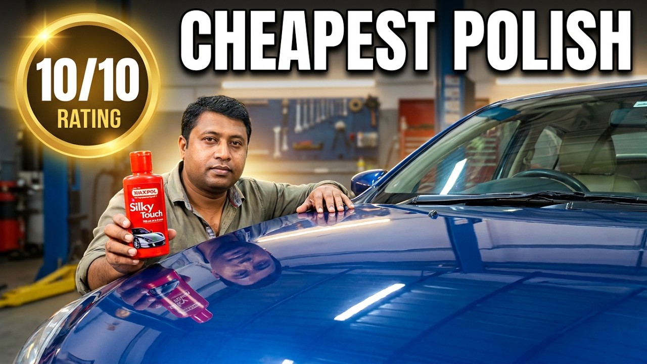 Waxpol Silky Touch-I Tried the Cheapest Car Polish #waxpol #silkytouch #santukrsamanta