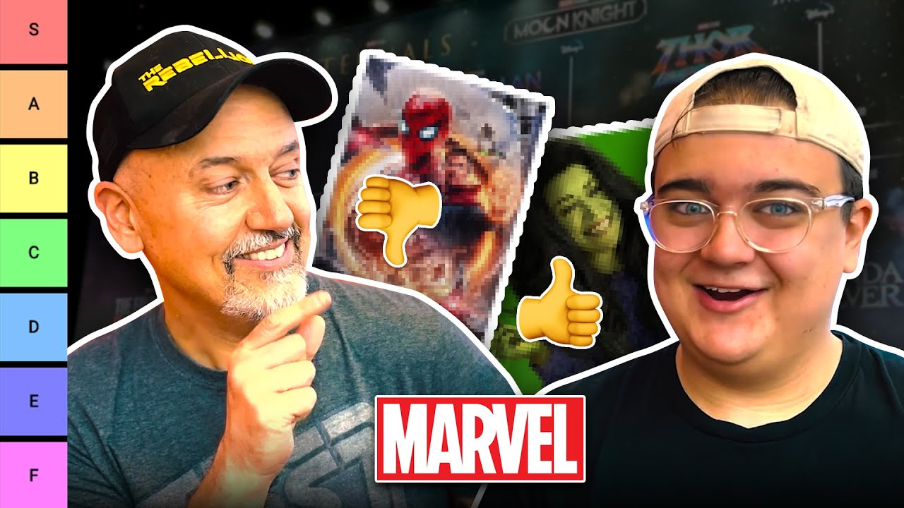 Ranking MARVEL PHASE 4! (Father and Son MCU Tier List)