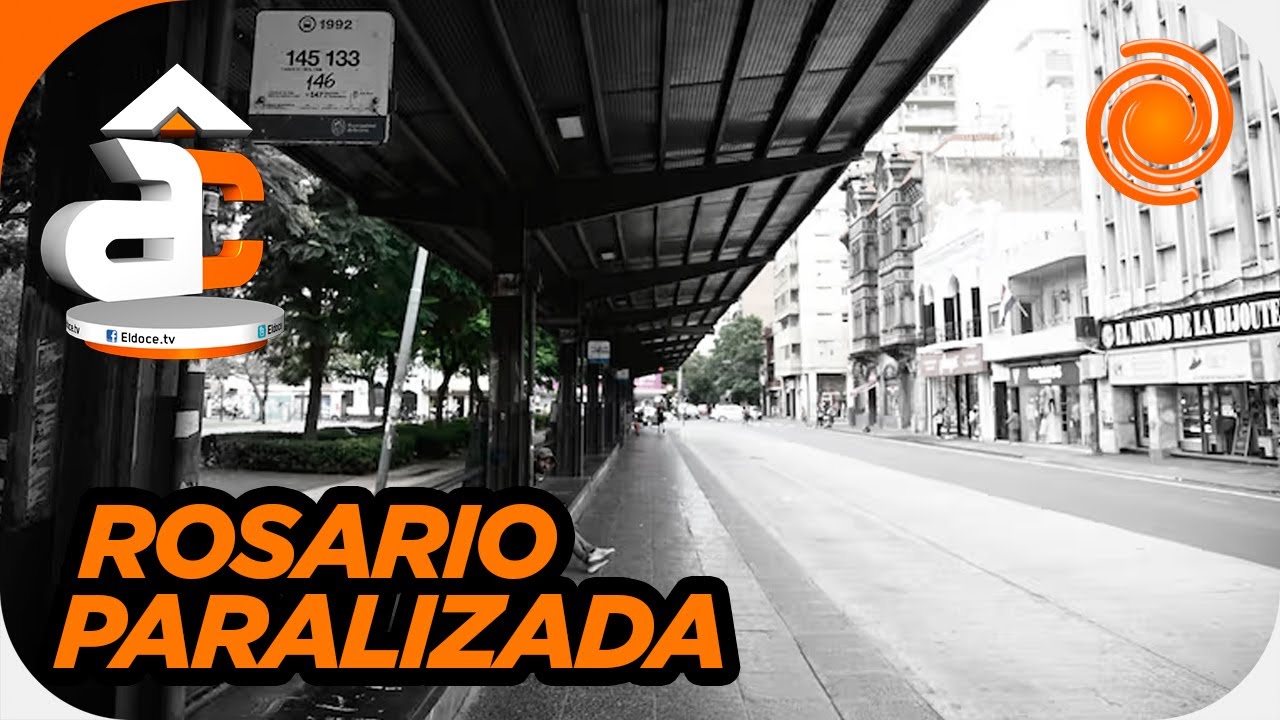 El Doce en Rosario: comercios cerrados, calles semi desiertas y nula presencia policial