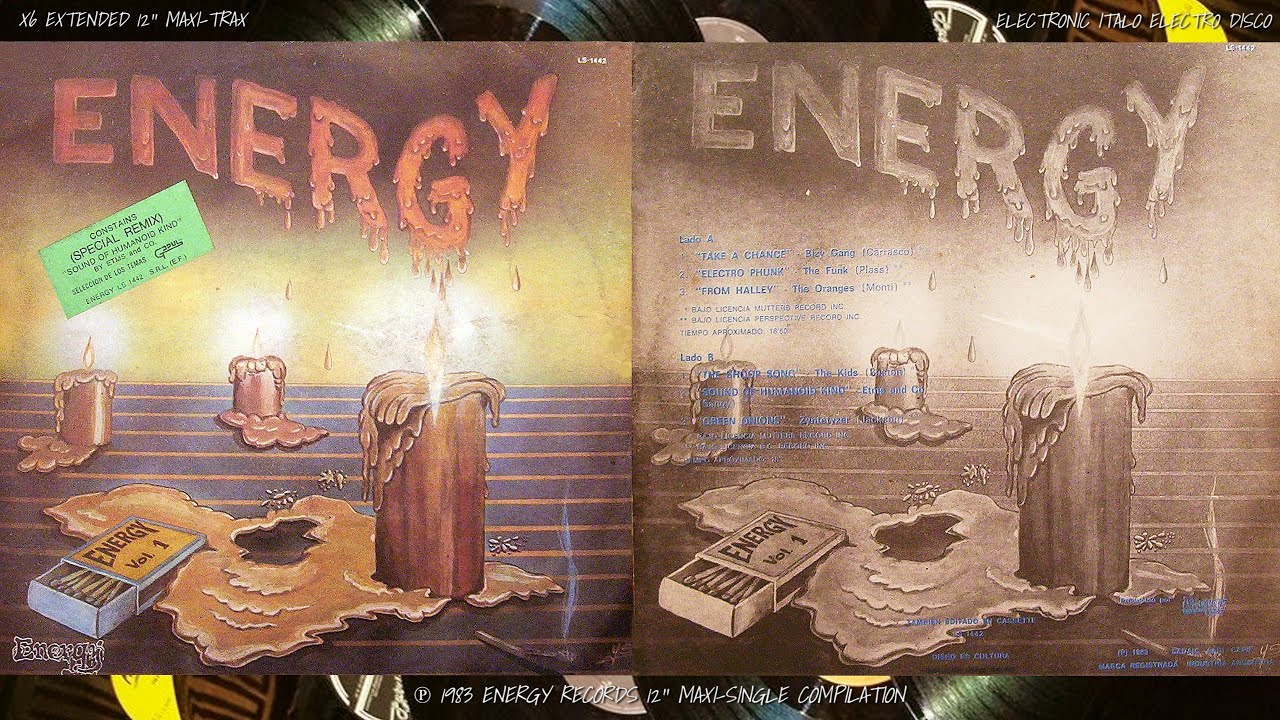 ENERGY 🕯️ '82-'83 x6 electronic 12'' italo electro disco sleaze funk groove '80s LP 1983