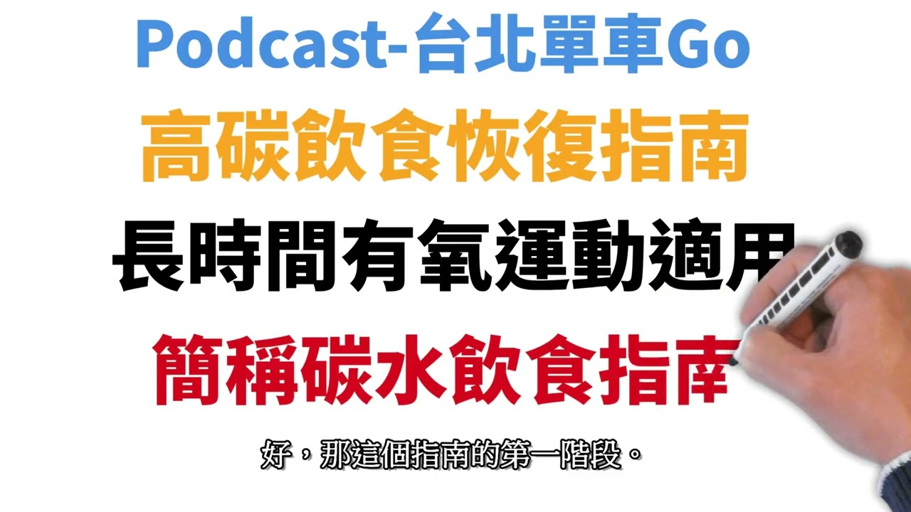 [Podcast][43]碳水的份量吃越多越好？(對運動的人來說)多少份量讓腸胃可接受？