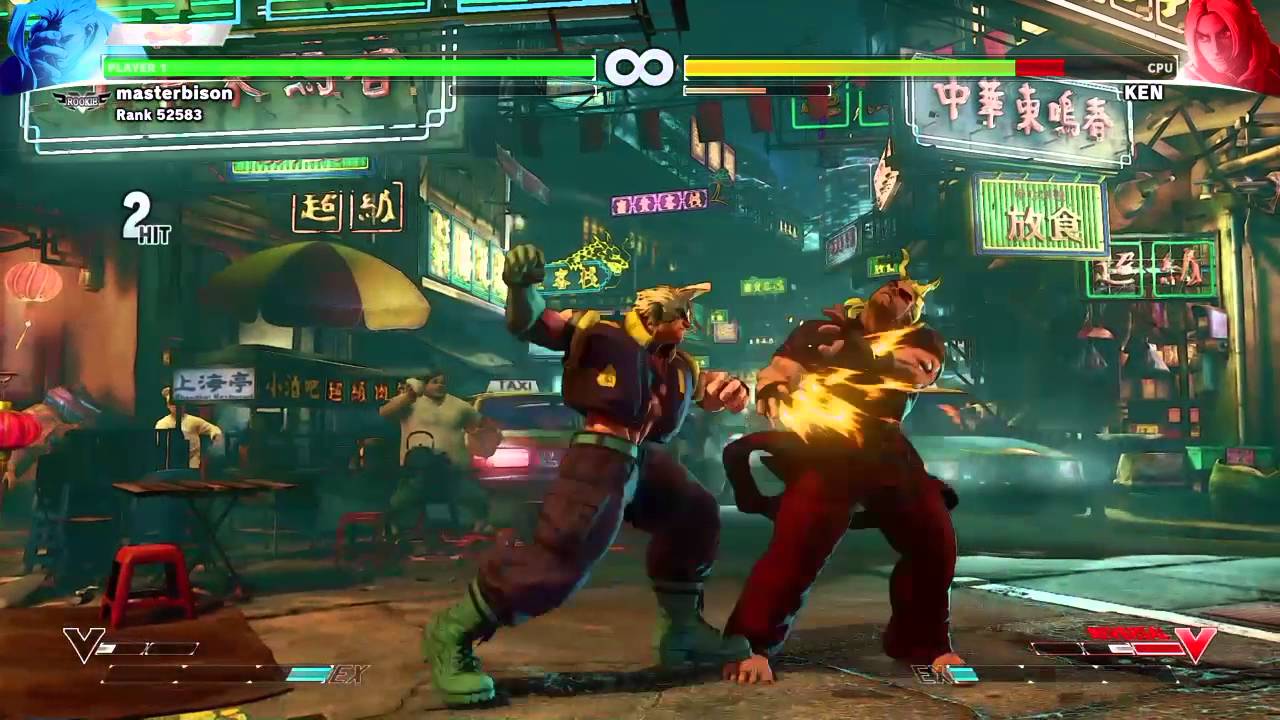 Street fighter 5 player vs cpu