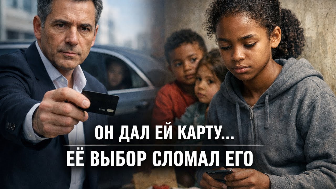 БОГАТЫЙ МУЖЧИНА ПРОВЕРИЛ БЕДНУЮ ДЕВОЧКУ  ТО, ЧТО ОНА КУПИЛА, ПОТРЯСЛО ЕГО