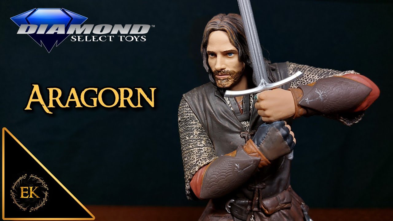 Dimond Select Toys The Lord of the Rings Gallery: Aragorn PVC Diorama Statue