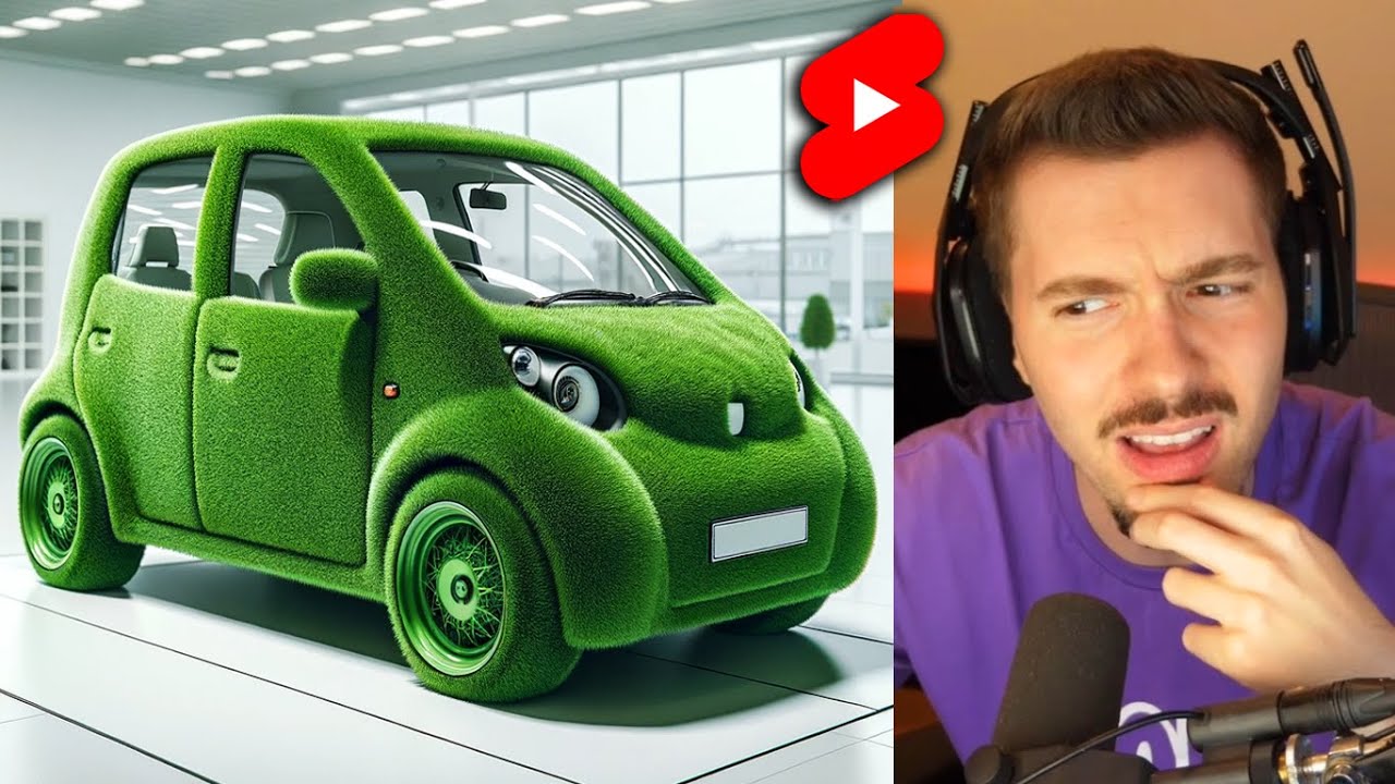 ESSE É O SHORTS de um CARRO feito de GRAMA!