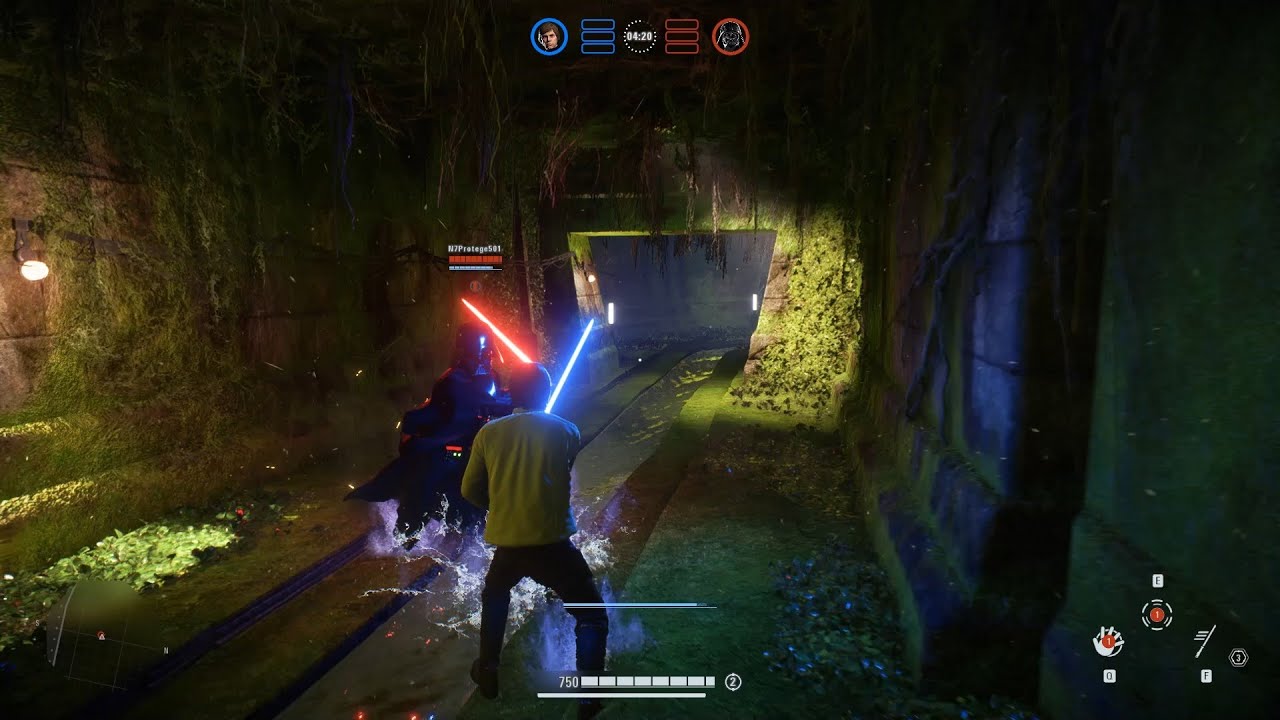 Battlefront 2 - Intense Lightsaber Duels #5 | Luke vs Vader | Season 2