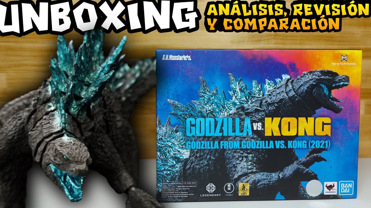Unboxing, Revisión y Comparación: Godzilla 2021 S.H MonsterArts | Godzilla vs. Kong
