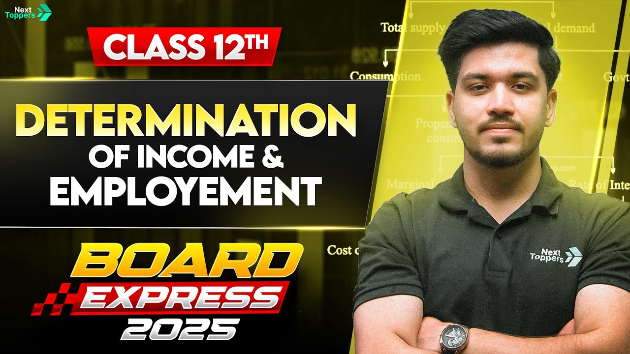 Determination of Income & Employment | Class 12th Economics | CBSE Board Exam 2026-27