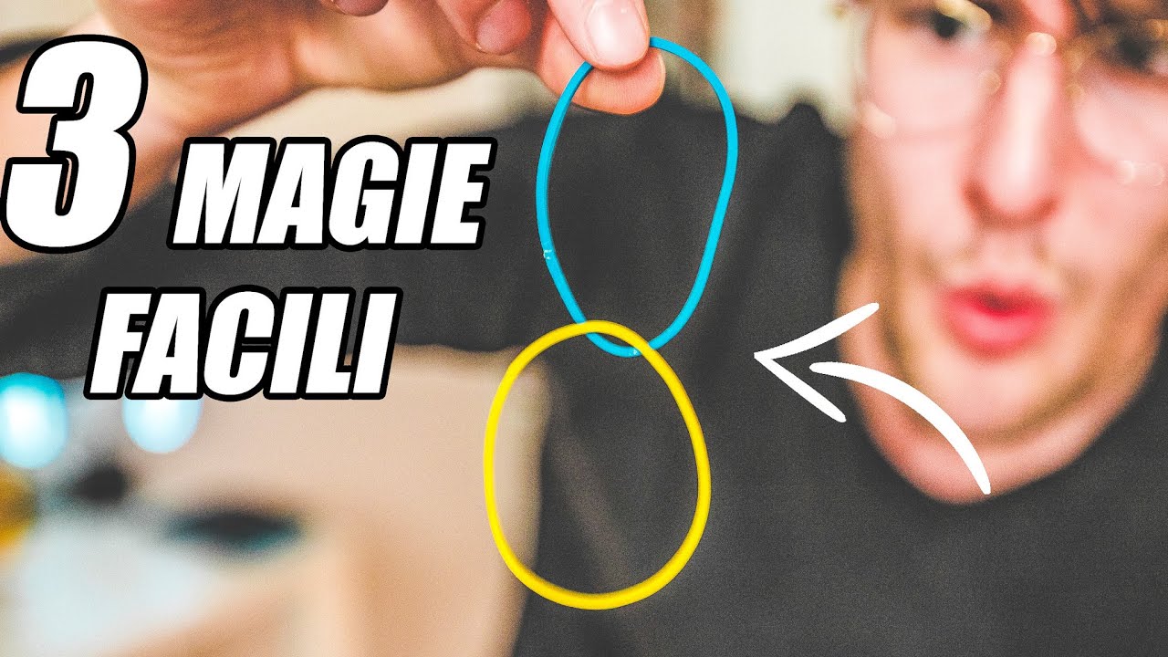 3 MAGIE FACILI CON GLI ELASTICI / Spiegazione